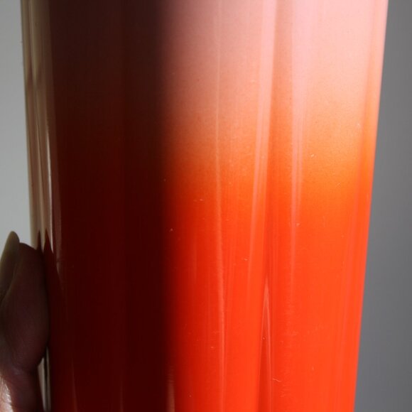 Starbucks 2020 24 Oz stainless lidded tumbler orange pink ombre Starbucks straw - Picture 3 of 8